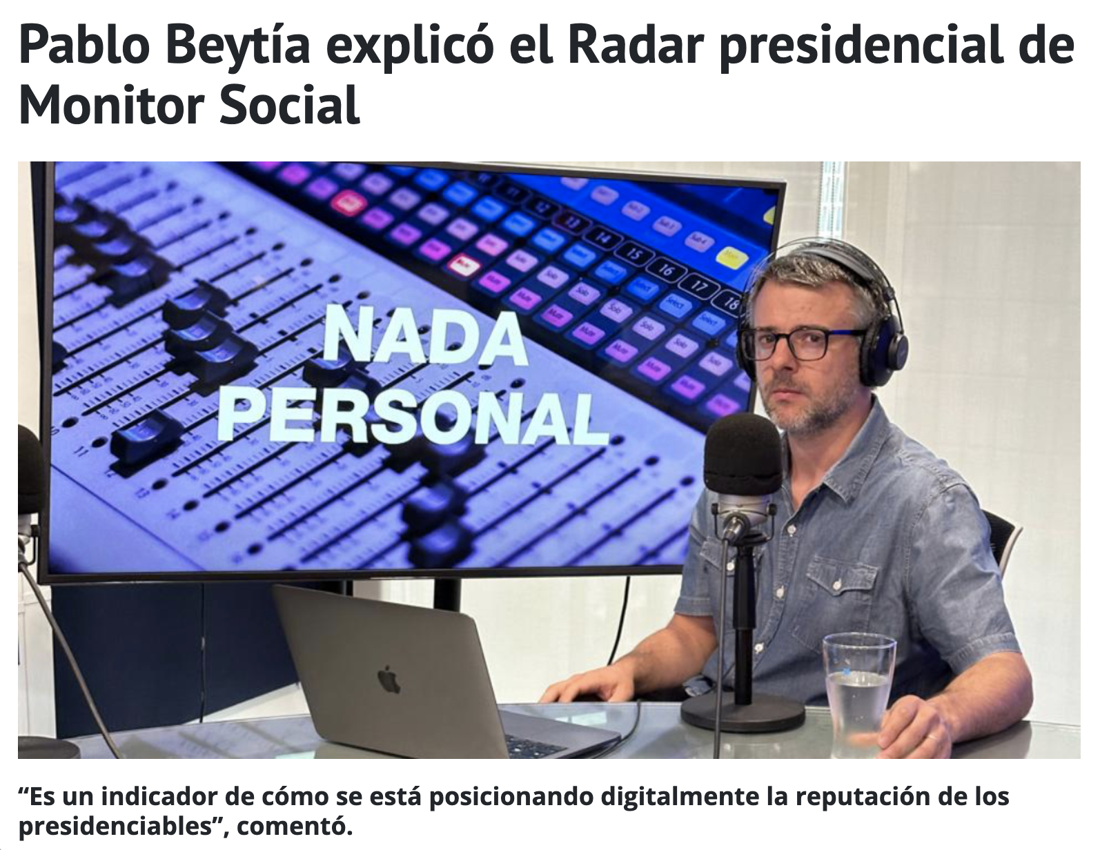 Pablo Beytía sobre los chilenos más notables en Wikipedia